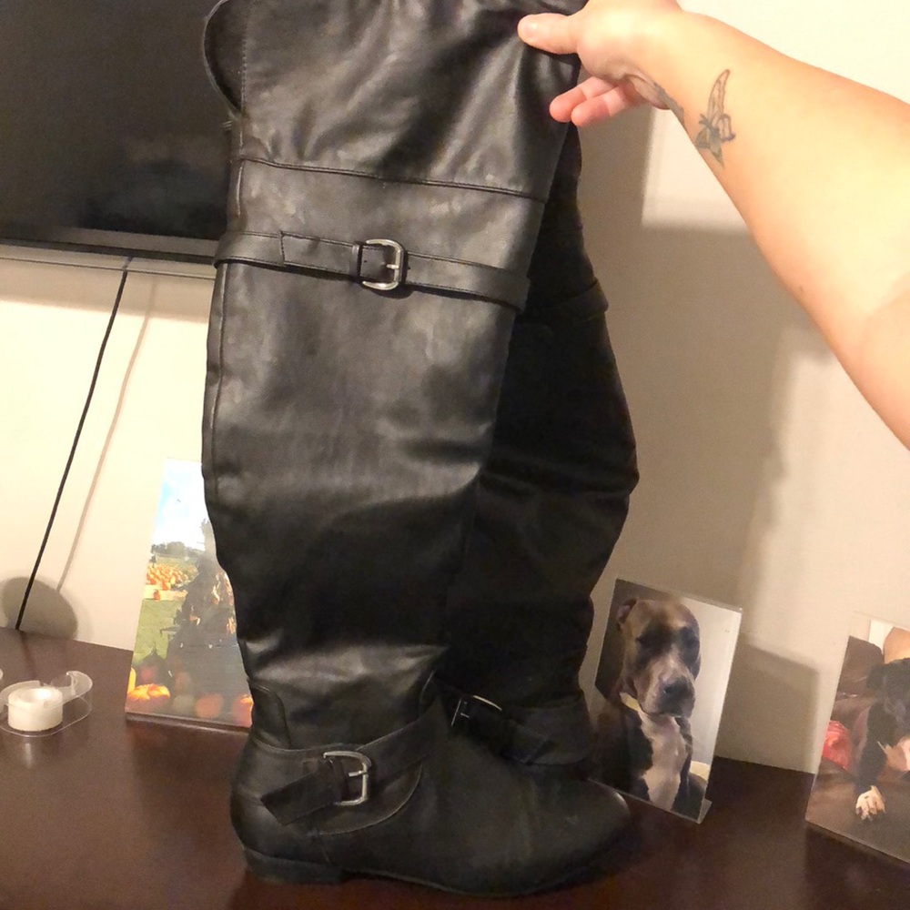 Knee high boots